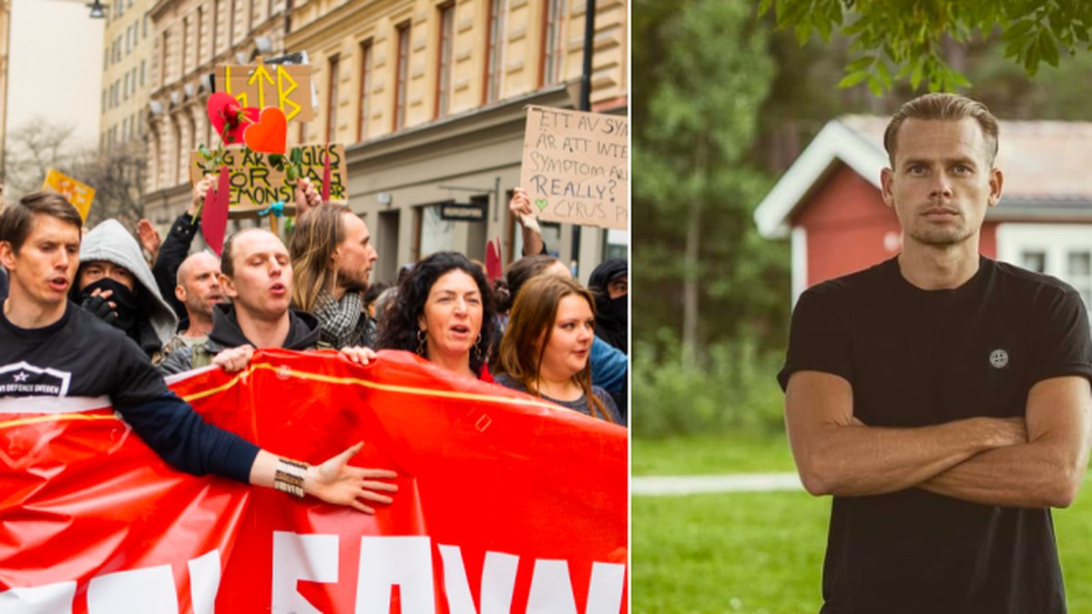 Max Winter är en av personerna bakom kommande demonstrationen i Stockholm.